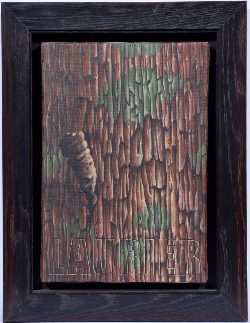 Phillipe Mayaux, "Laurier", Tempera on canvas (1 of 5)