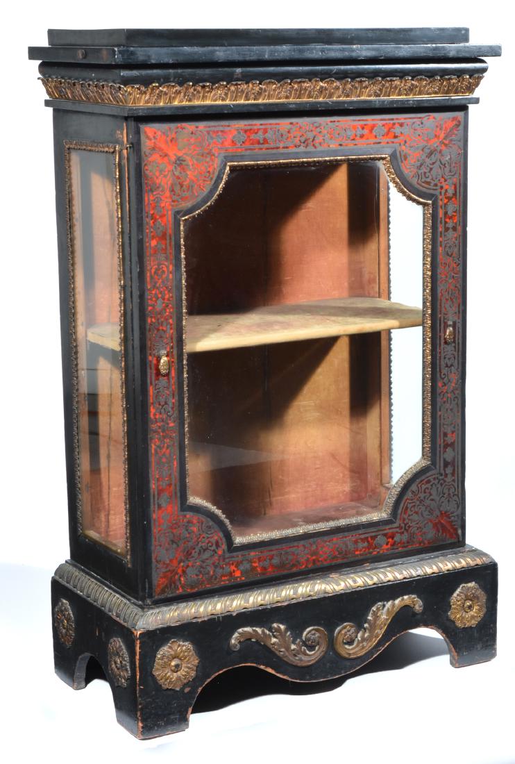 Napoleon III Ebonized and Boulle Cabinet, 19th c. (1 of 4)