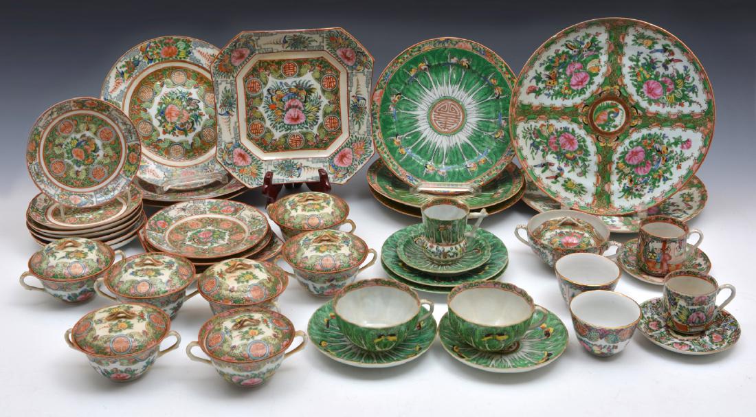 Chinese Dinnerware: Rose Canton, Cabbage & Medallion (1 of 1)