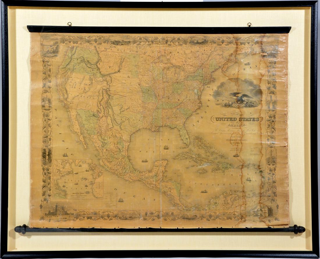 J.H. Colton Map of the United States of America, c 1849 (1 of 5)