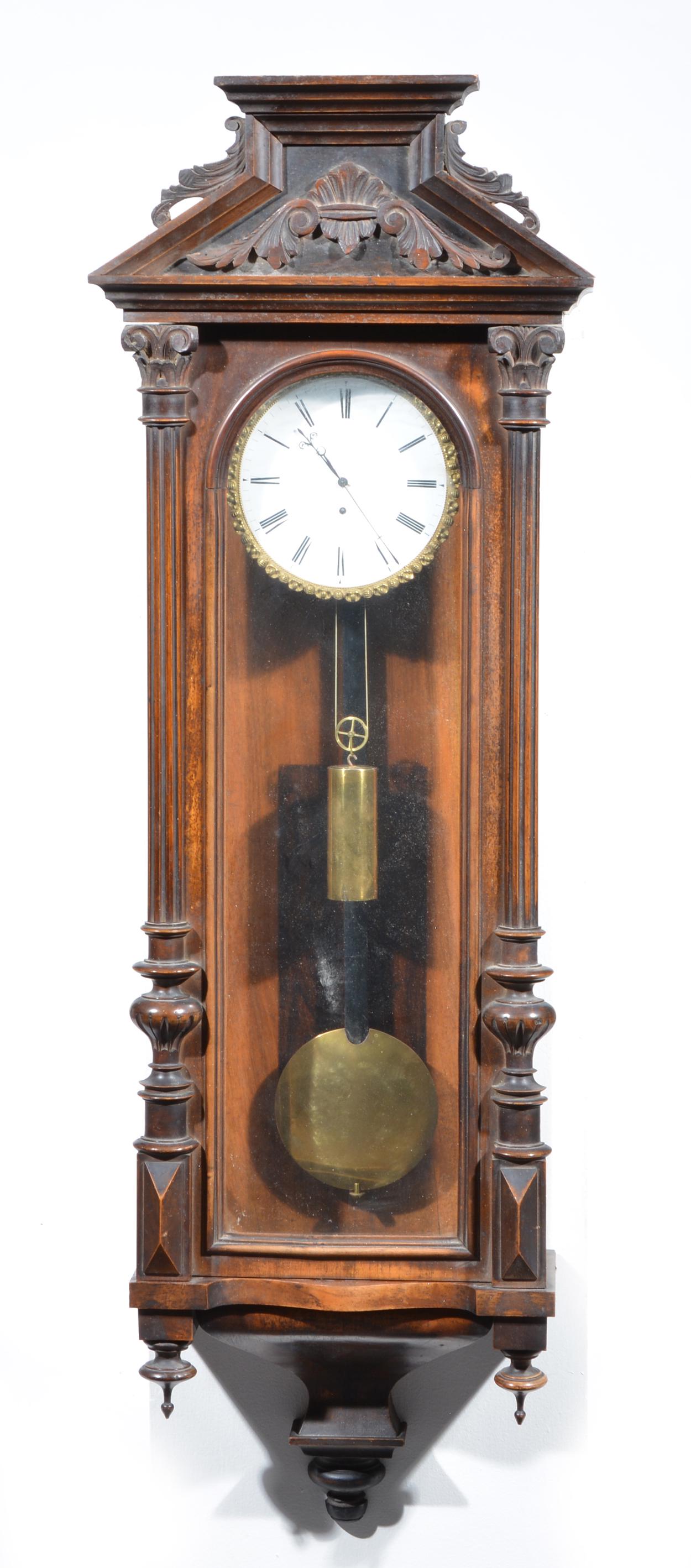 Vienna Single Weight Regulator Wall Clock (1 of 2)