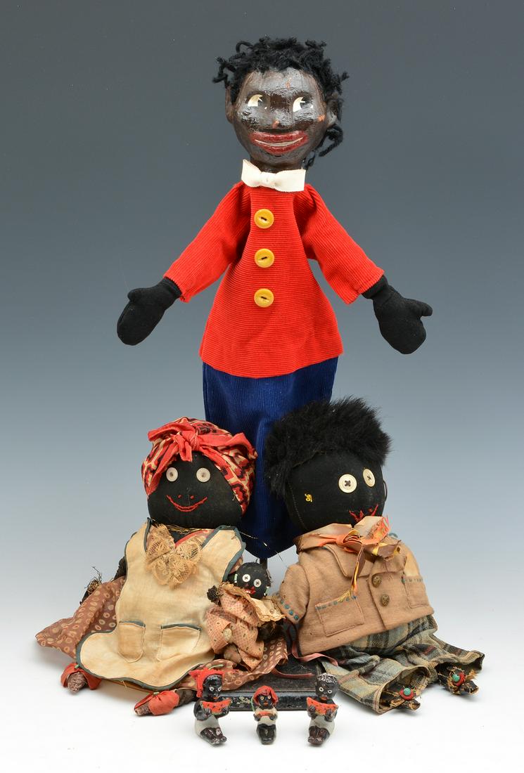Vintage Black Dolls and a Puppet (1 of 3)