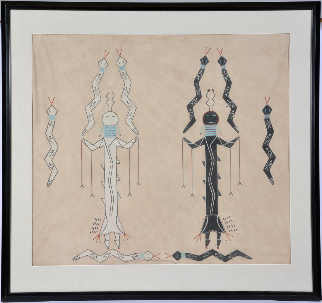 Dennis and Bruce Hathale, Navajo Memory Aid (1 of 3)