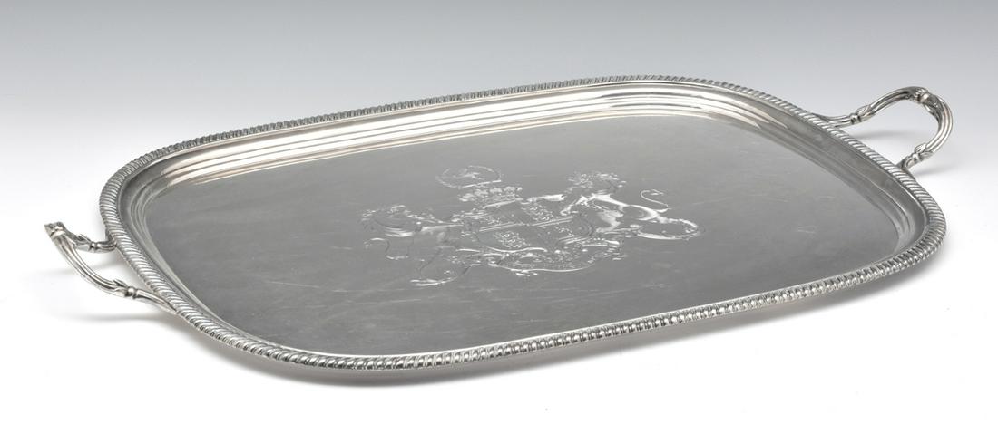 English Sterling Silver Handled Tray, William Bateman (1 of 6)