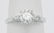 Platinum 1.05ct diamond ring - 2