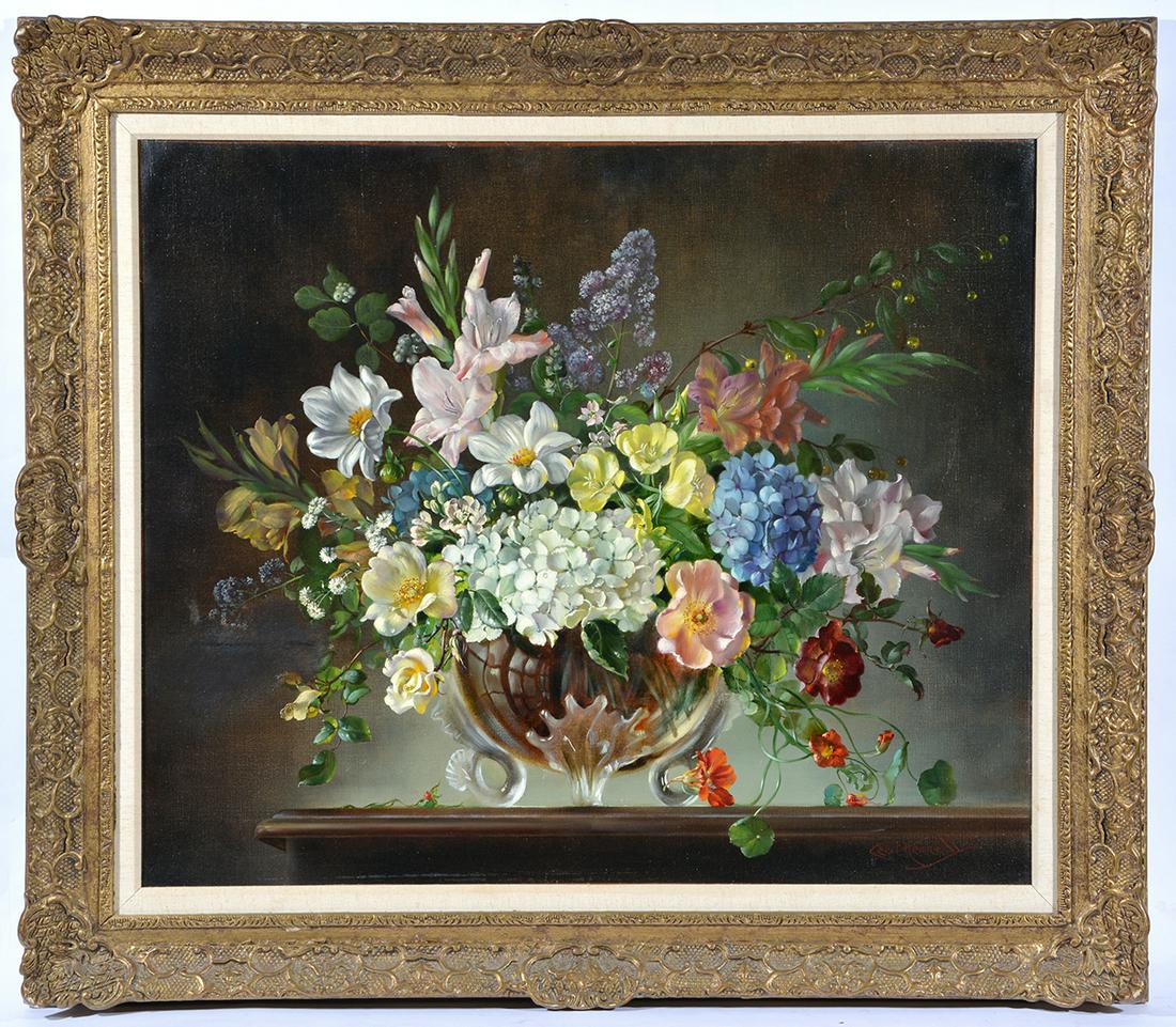 Cecil Kennedy (British 1905-1997), Floral Still Life, (1 of 4)