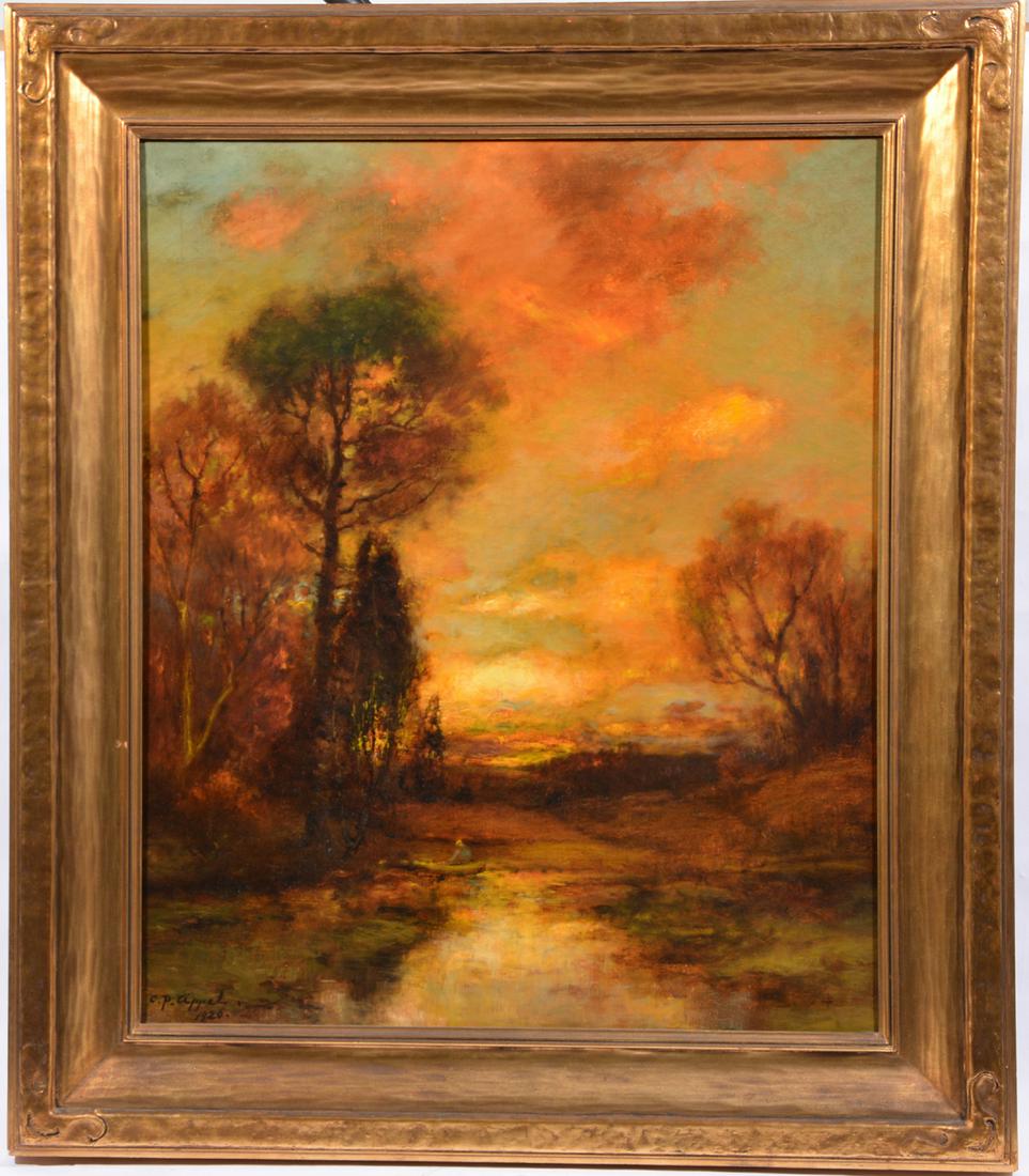 Charles P. Appel, Am 1857-1928, Sunset, 1920, (1 of 4)