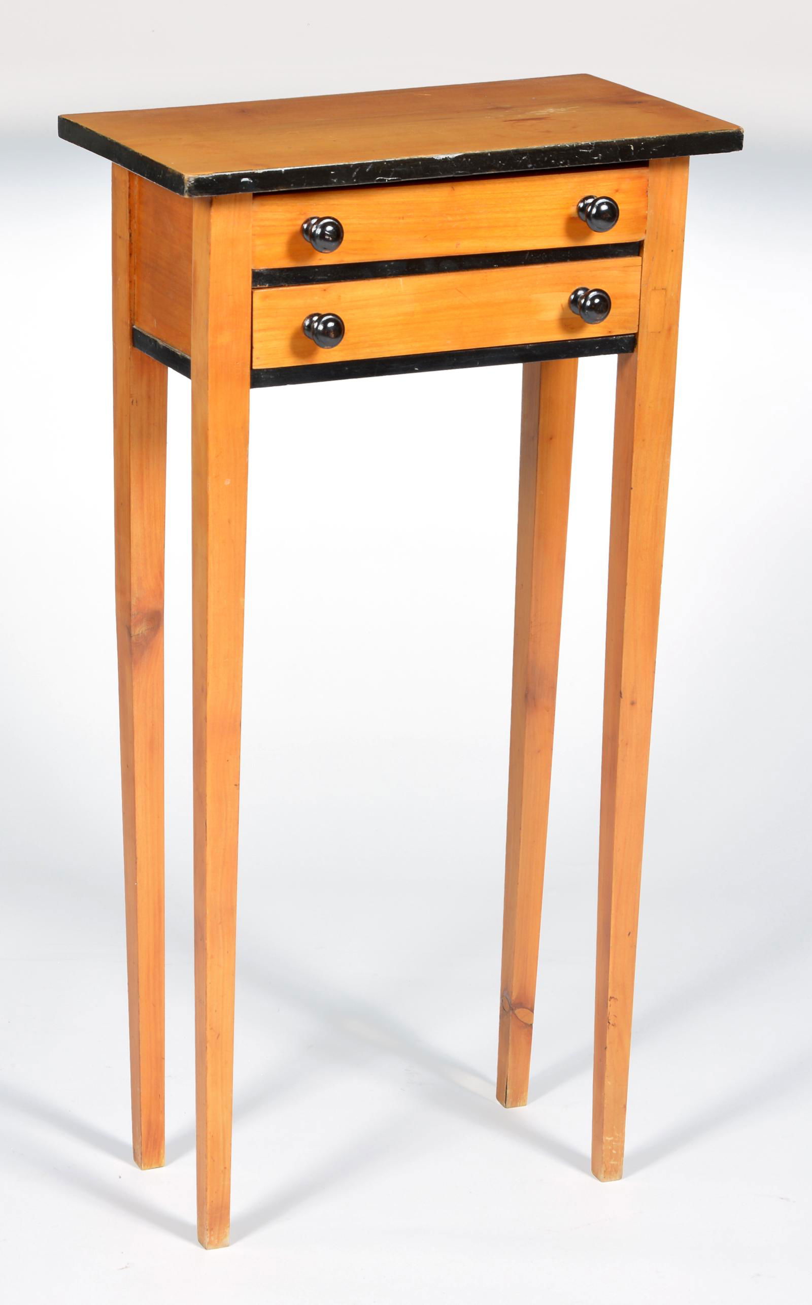 Biedermeier 2 Drawer Side Table, South German (1 of 3)