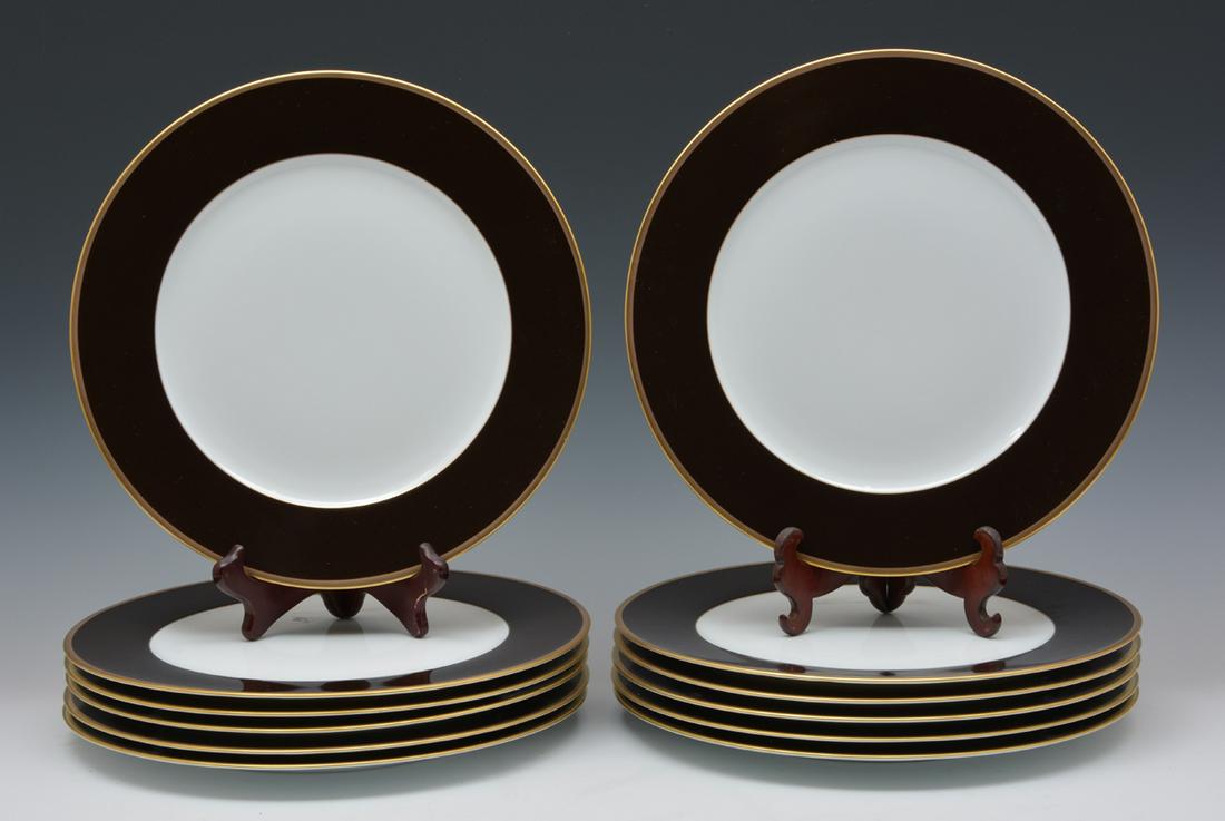 12 Haviland Illusion Barbara Berry Dinner Plates (1 of 3)