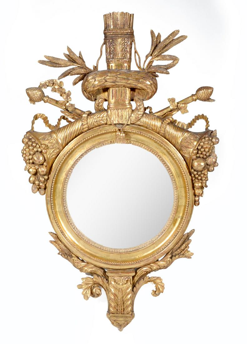 Regency Style Gilt Framed Mirror, 19th c (1 of 5)