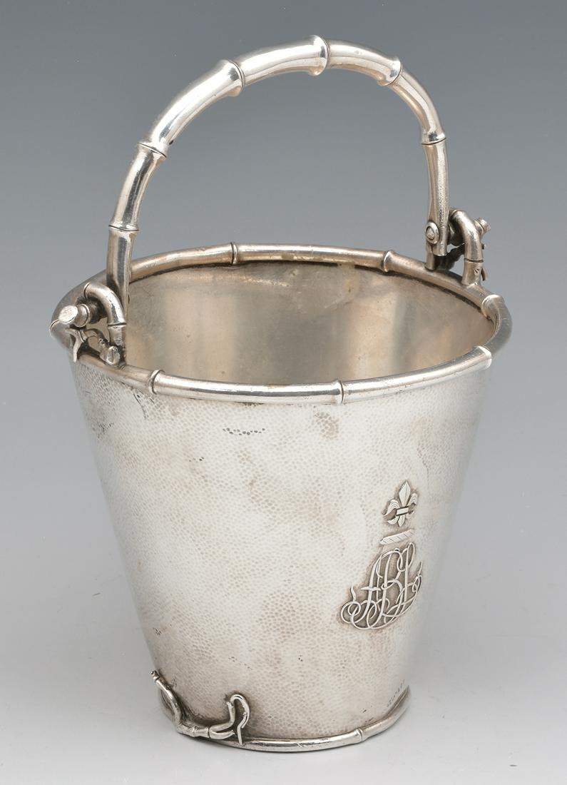 Chinese Silver Bucket, Signed at Bottom (1 of 4)