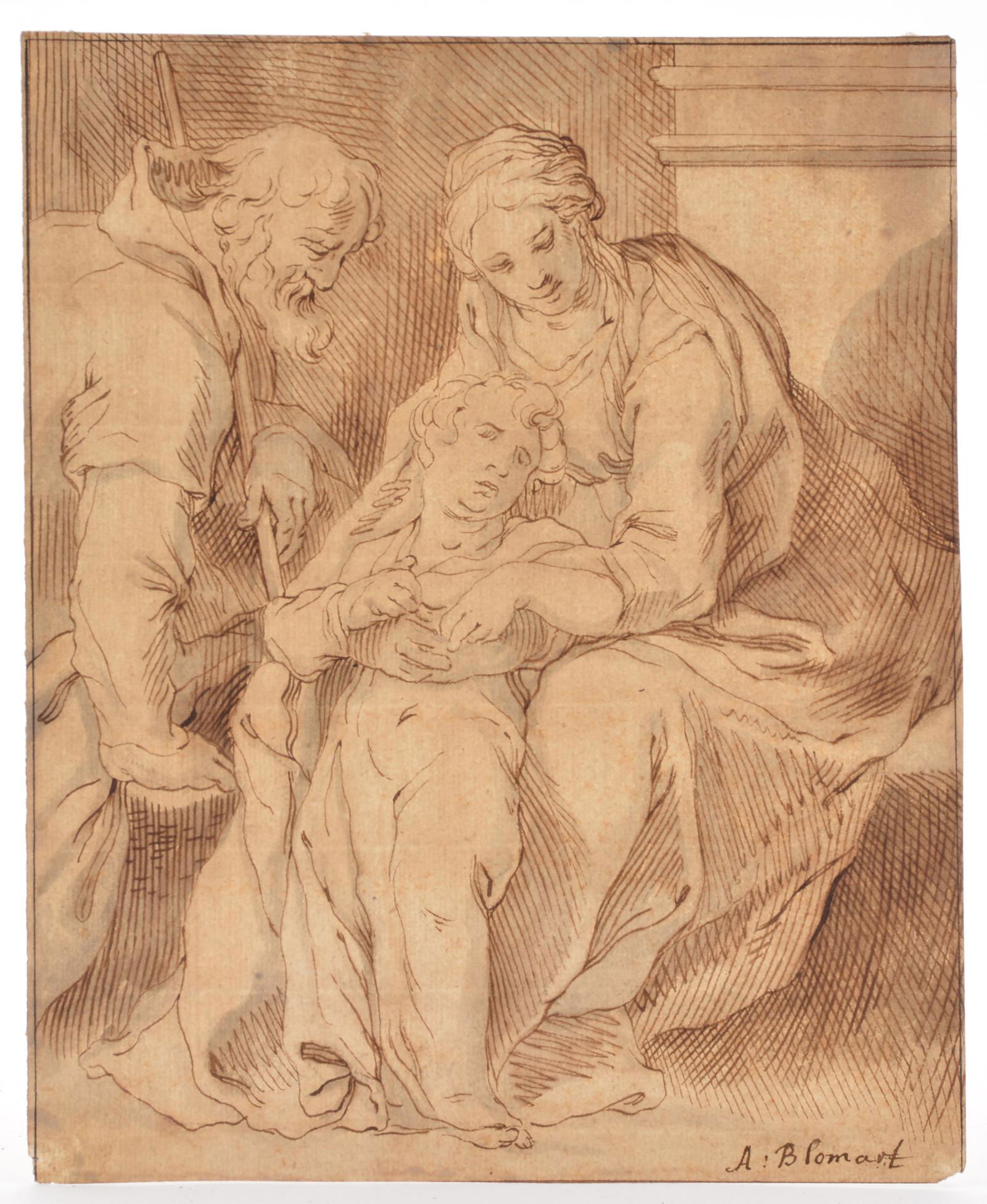 Manner of Abraham Bloemaert (1566 - 1651), Drawing. (1 of 4)