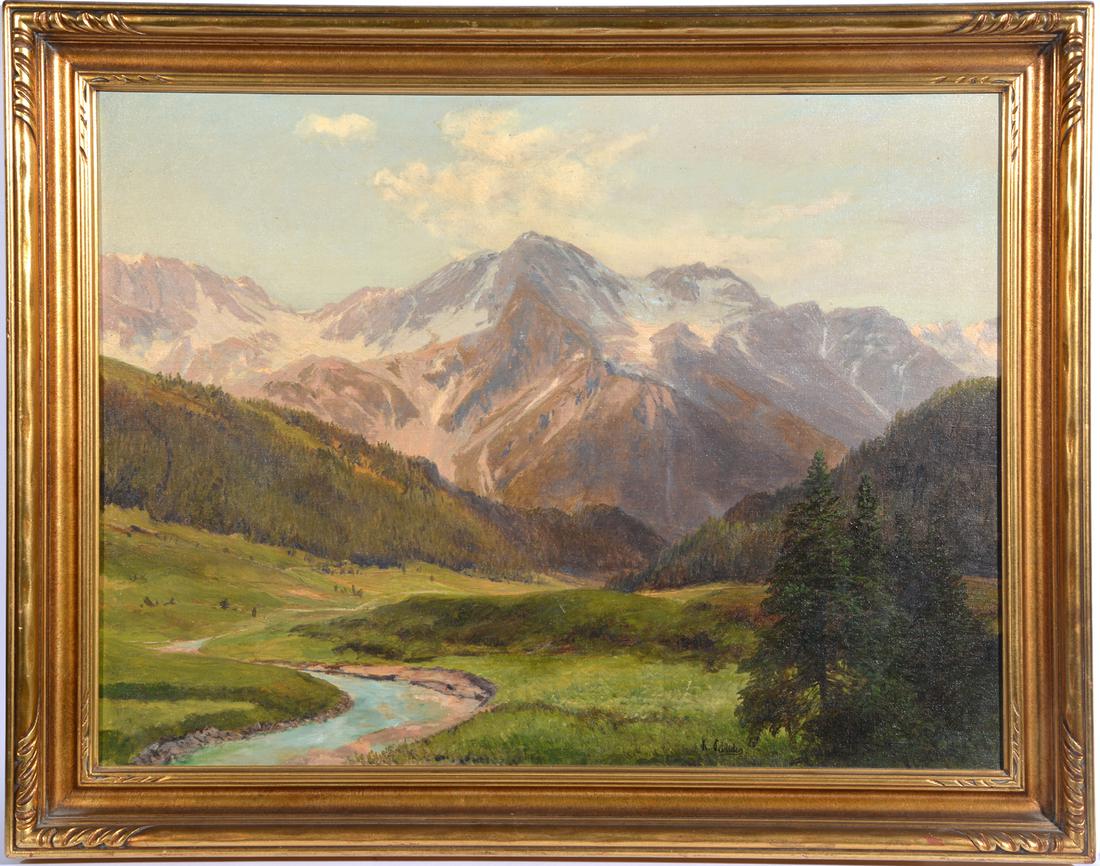 K. (Konrad) Petrides, Mountain Landscape (1 of 3)