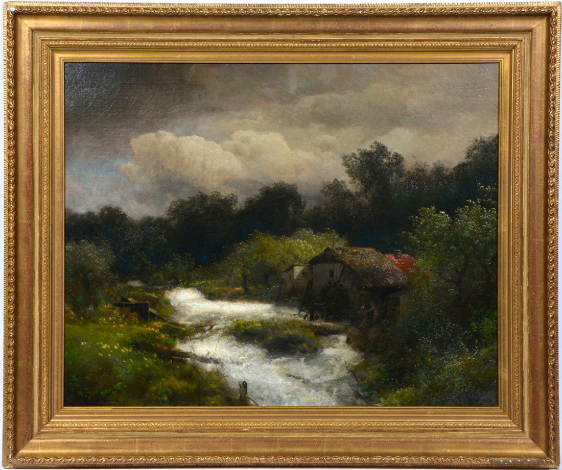 Herman Herzog, Old Mill with Storm Clouds, # RS4971 (1 of 5)