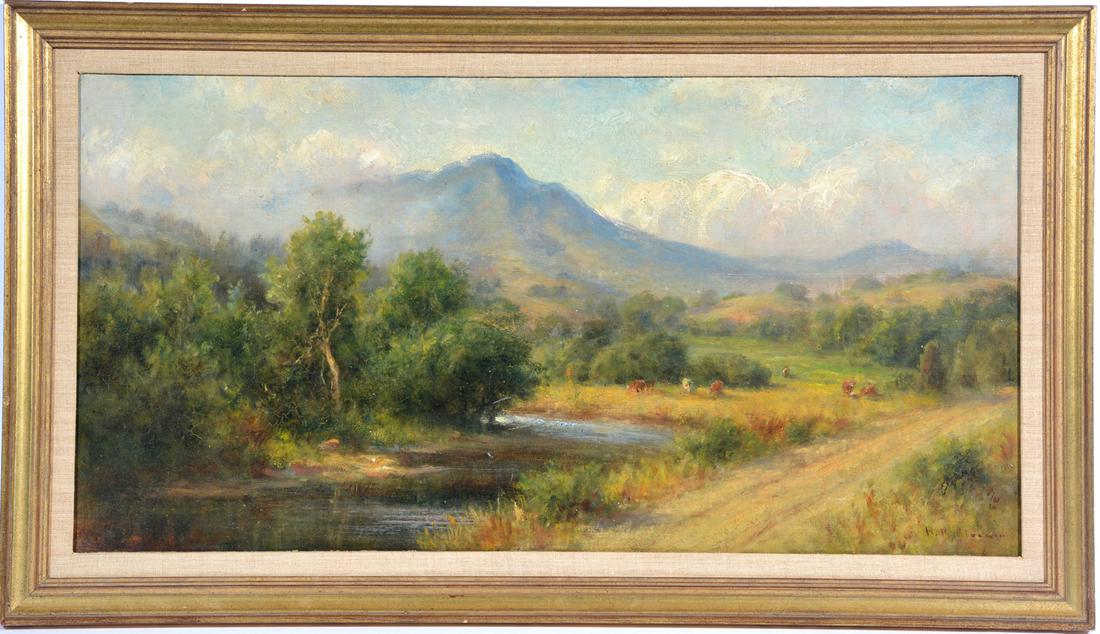 Hiram R. Bloomer, Mt. Tamalpais from Corte Madera Creek (1 of 3)