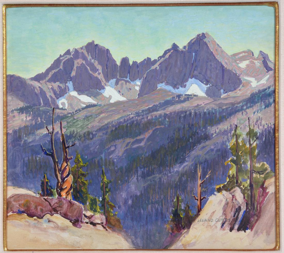 Leland Curtis (Am 1897-1989), Great Western Divide (1 of 3)