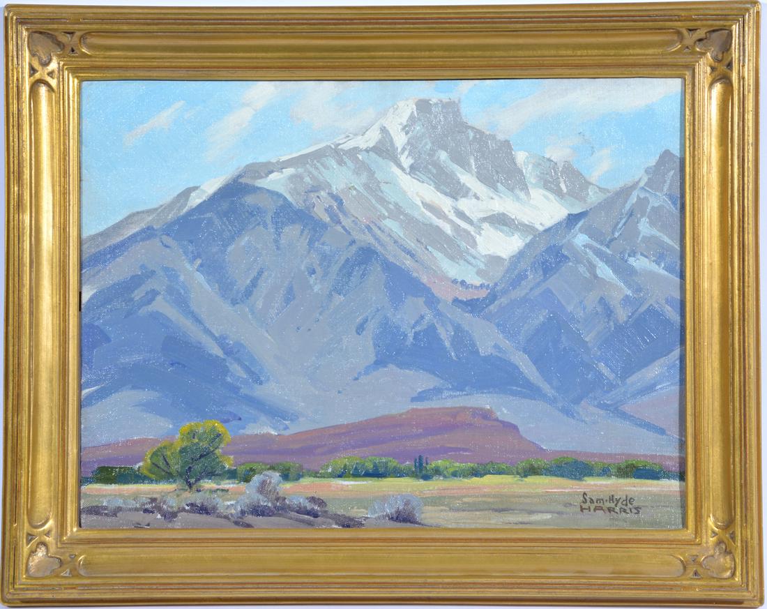 Sam Hyde Harris (Am. 1889-1977), Winter Majesty, o/c (1 of 3)