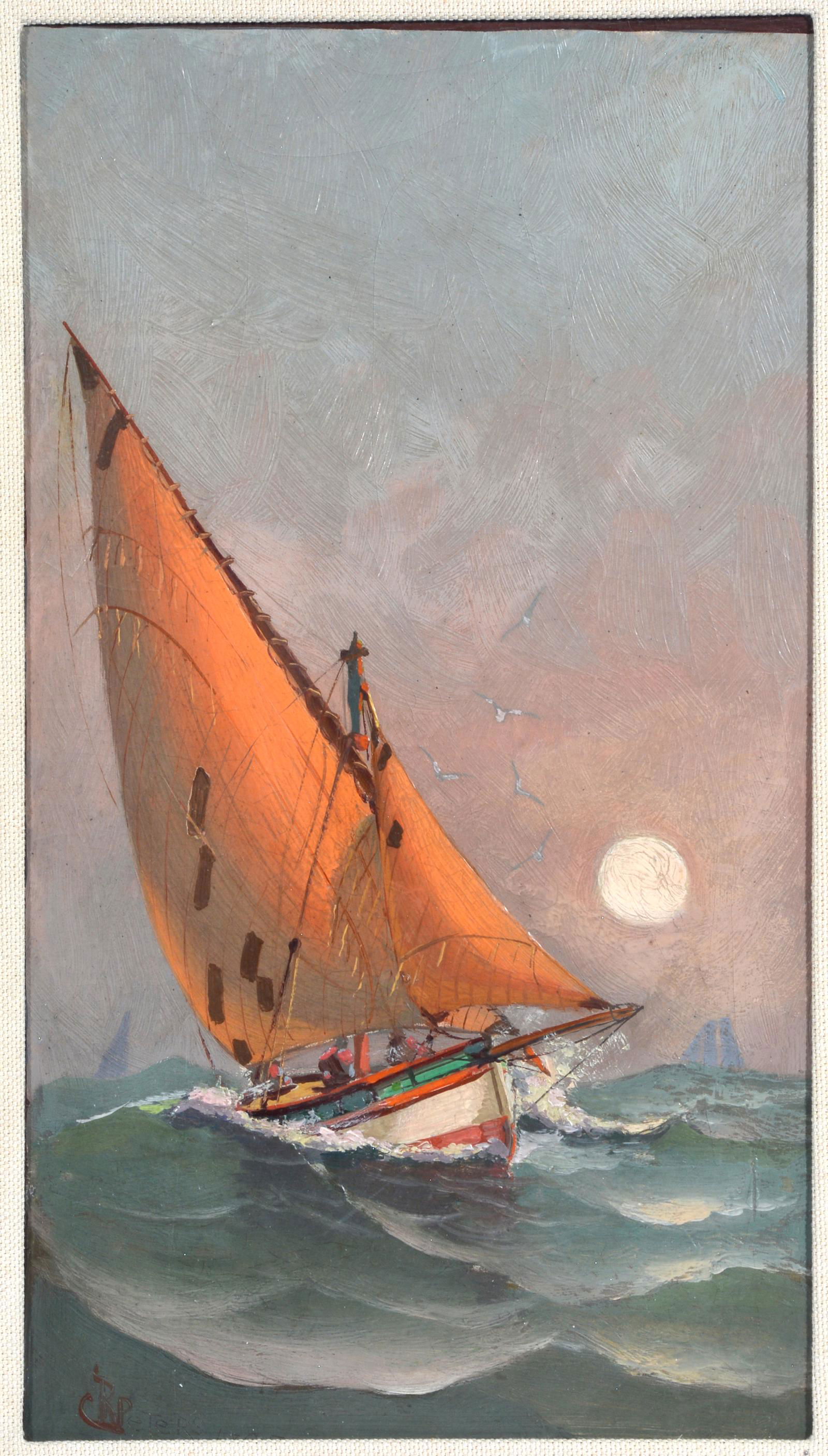 Charles Rollo Peters, "Best Wishes of the Season, 1885" (1 of 5)