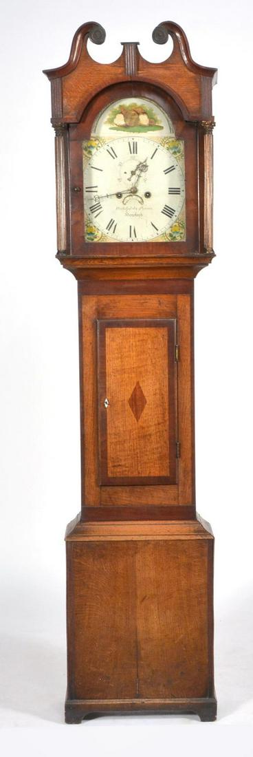 Early English Tall Clock, 19th c., Herford (1 of 2)