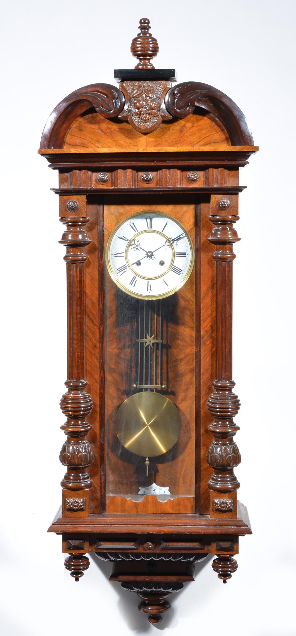 Vienna Wall Clock, 19th c (1 of 2)