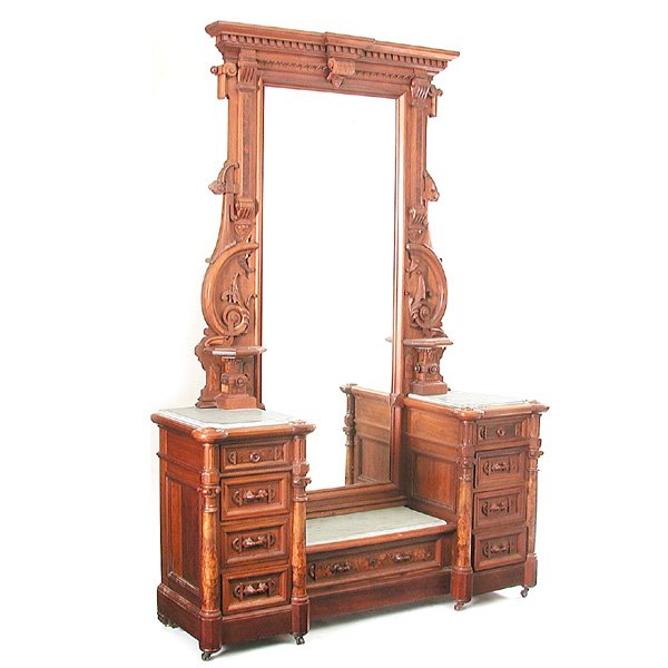 Victorian Walnut New York Dresser