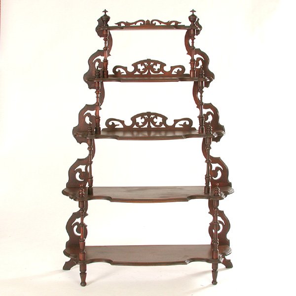 Victorian Mahogany What Not Shelf