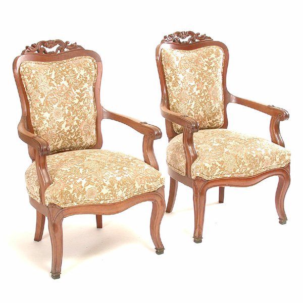 3 Pc. Victorian Walnut Parlor Set - 3