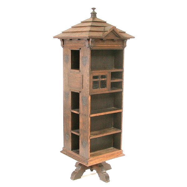 Tabard Inn Library Bookcase, Arts & Crafts - 2