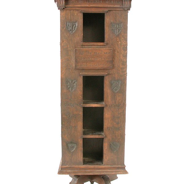 Tabard Inn Library Bookcase, Arts & Crafts - 4