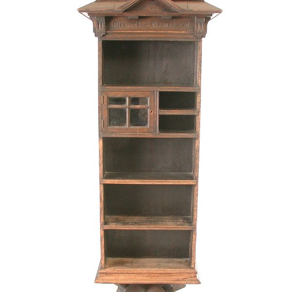 Tabard Inn Library Bookcase, Arts & Crafts - 5