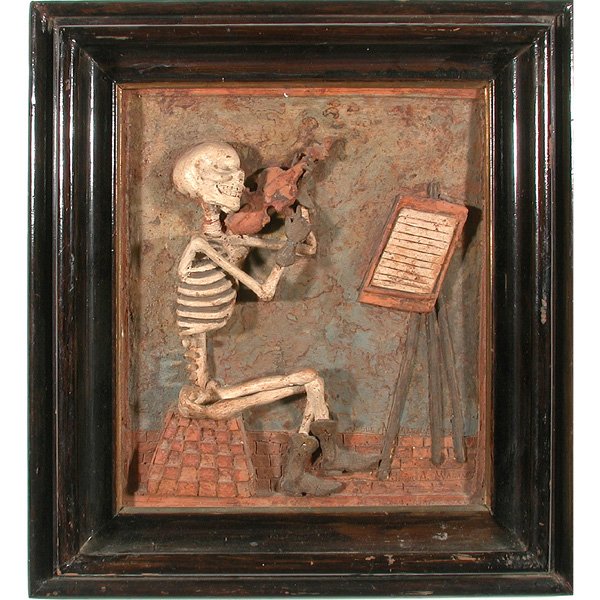 Mexican Terra Cotta Sculptural Plaque