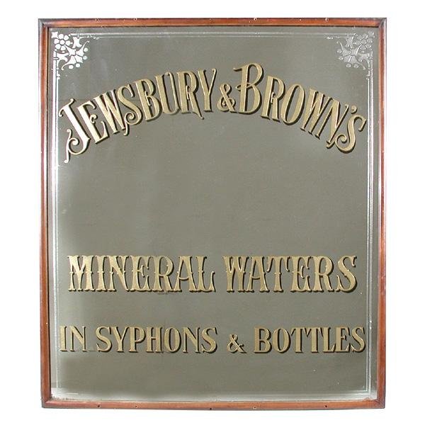 Advertising Mirror, "Jewsbury & Browns"