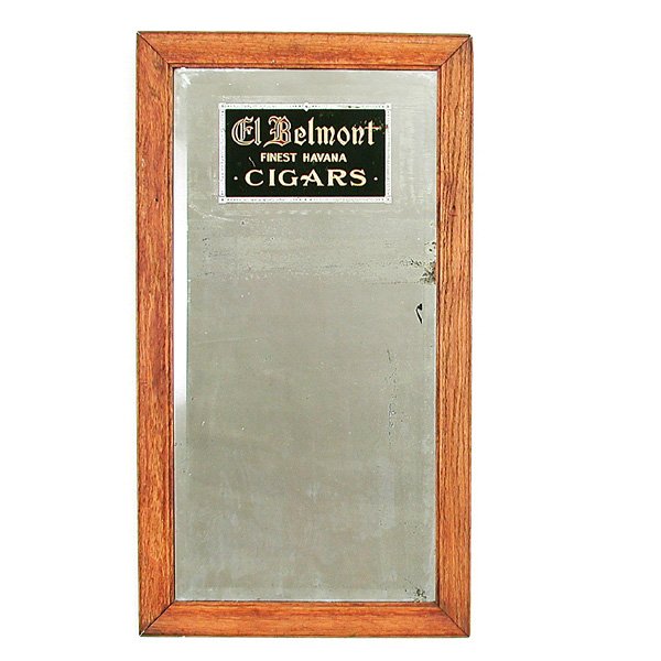 Advertising Mirror El Belmont Cigars