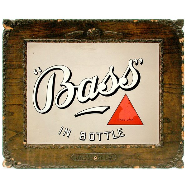 Advertising Mirror "Bass In A Bottle"