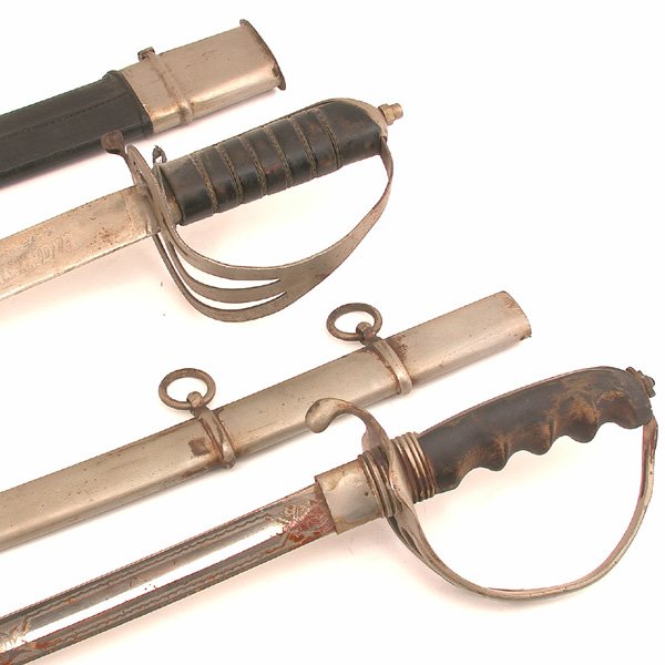 Swords, Canvas Scabbard & Metal Scabbard