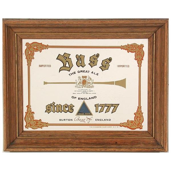 Advertising Mirror "Bass, The Great Ale Of England"