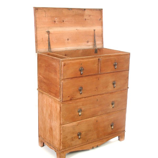 Country Pine Blanket Chest / Drawers - 2