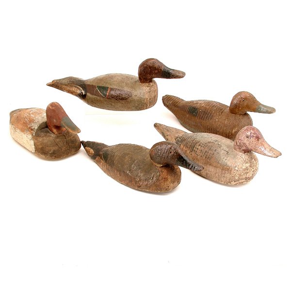 American Carved & Painted Wooden Decoys