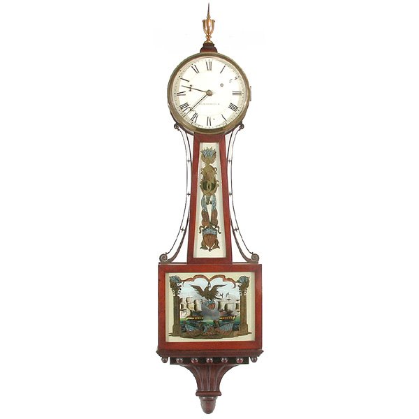 American Banjo Clock, Bigelow & Kennard
