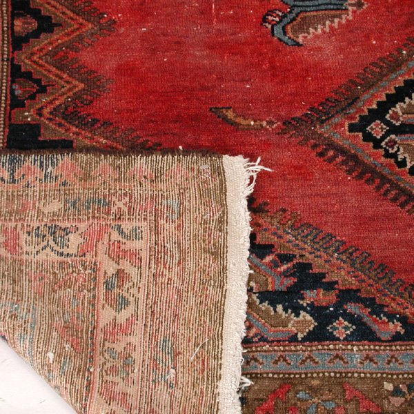 Persian Rug, Rust, Blue, Ivory - 2