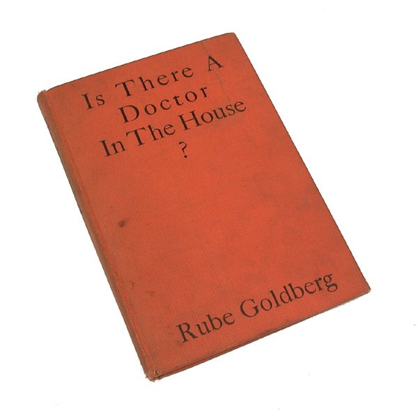 Autographed Cartoon Rube Goldberg Book