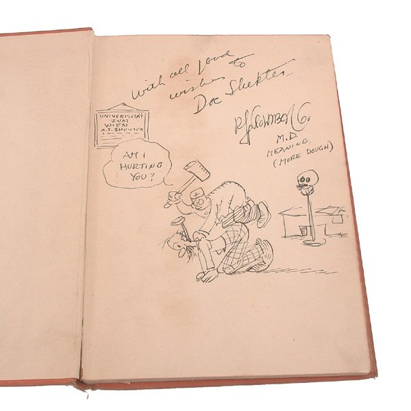 Autographed Cartoon Rube Goldberg Book - 2