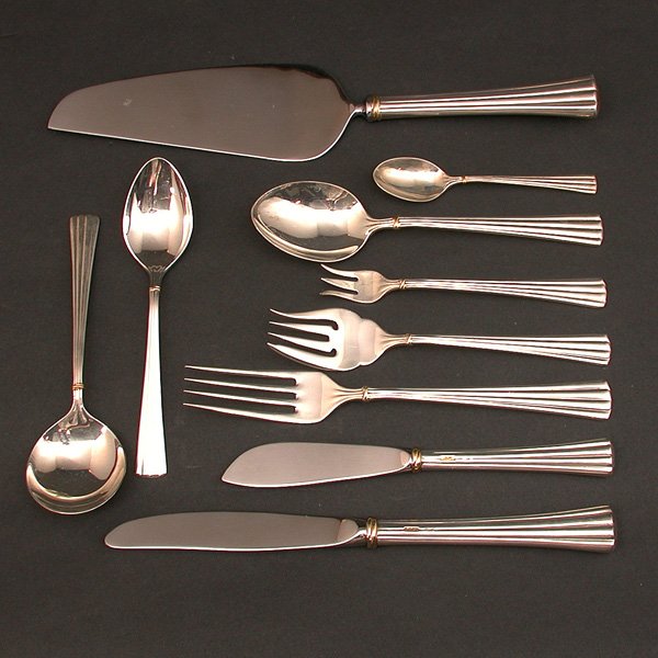 Cartier Des Must Sterling Flatware Svc. For 8 - 2