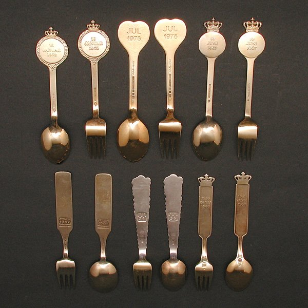 6 Michelsen Danish Sterling Commemorative Sets - 2