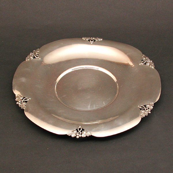 Art Deco Sterling Silver Cake Plate