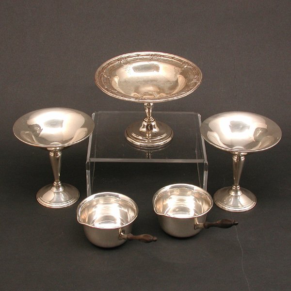 Lot Of Sterling Silver Compotes & Beakers