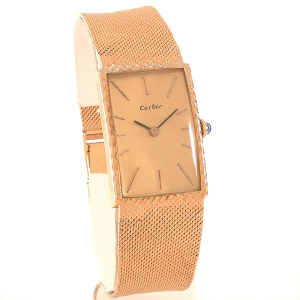 18 Karat Gold Cartier Wristwatch