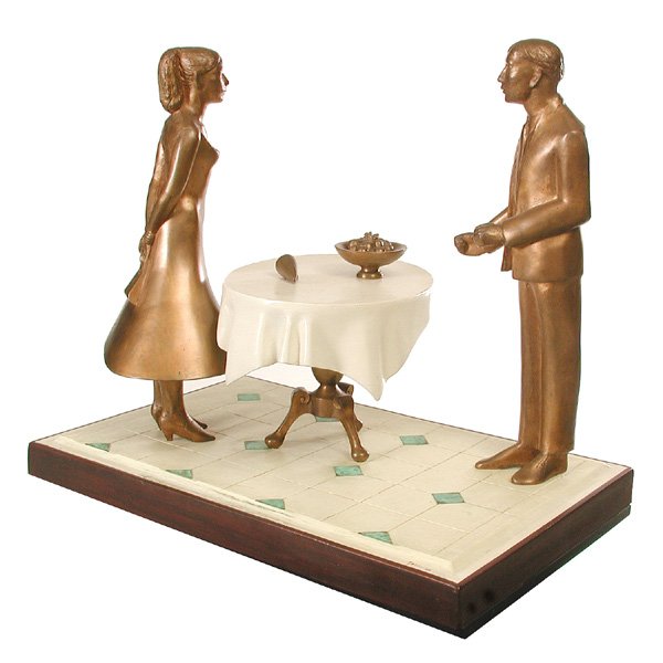Jack Greaves Sculpture, Man & Woman