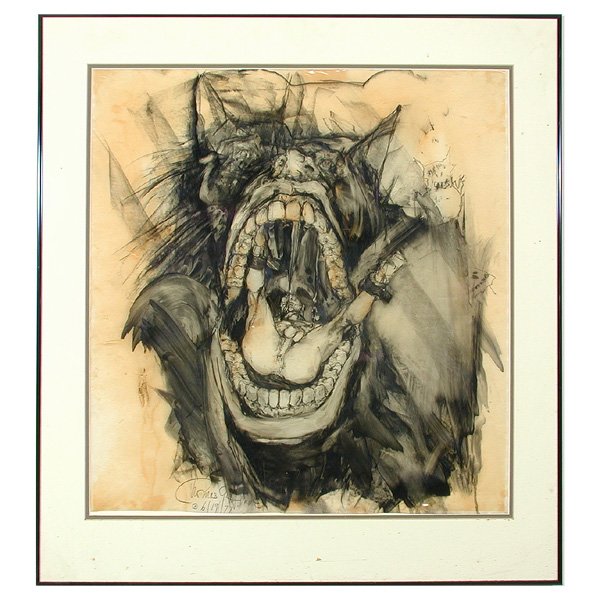 Thomas G. Hinde Painting, Erotic Grotesque