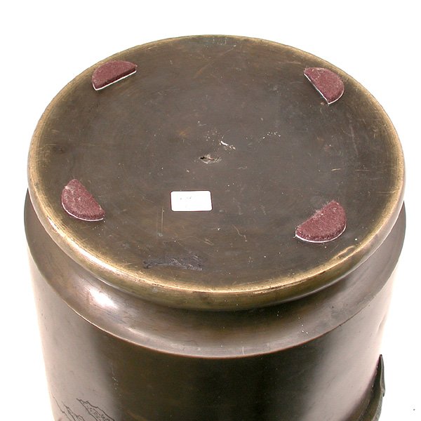 Japanese Bronze Jardiniere - 3